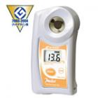 數(shù)字豆奶折射儀PAL-27S測量范圍：豆奶: 0.0 至 20.0 %；測量準確度：豆奶: ±0.2 %；溶解值：豆奶: 0.1 %;可在屏幕上直接顯示豆?jié){濃度,可用水清洗.

