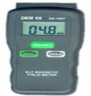 DE-1008   ELF電磁場(chǎng)測(cè)試儀。應(yīng)用于電源線，電腦顯示器，電視機(jī)，視頻/音頻，微波爐的工頻磁場(chǎng)及類(lèi)似儀器等。量程: 0.1-200mG/1-2000mG/0.01uT-20uT/0.1uT-200uT。準(zhǔn)確度：± (3%rdg+3dgt) at 50Hz/60Hz。頻寬：30HZ-400Hz


