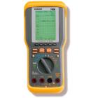DMM-740  萬用示波表。取樣率：20 M/秒。記錄長(zhǎng)度：256 所有模式。取樣 / 刻度：20 點(diǎn)（pixels)。帶寬：1 MHz。解析度：8 Bits。單通道。最大輸入電壓：1000 Vp-p
 
 

 

 