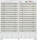 672點/臺 雙面 自動檢測柜,鋰離子、鎳氫、鎳隔二次電池通用型 適應(yīng)多種二次電池，節(jié)約空間和投資,充放電恒流范圍:10～2000mA,（鎳氫鎳隔電池放電恒流范圍：50～1200mA）恒流誤差≤±(0.2％RD＋0.1％FS),恒壓范圍:2.5V～4.5V,（鎳氫鎳隔電池不需恒壓充電）恒壓誤差≤±(0.3％HY),電壓采樣范圍:2.5V～5V,電壓采樣誤差≤±(0.2％RD＋0.1％FS),最小終止電流：10～15mA