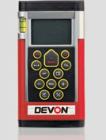 DEVON 9801 激光測距儀 測量范圍 0.3m-60m（室內(nèi)） 典型測量精度 ±2mm 基本功能 加、減、面積、體積、三角 數(shù)據(jù)存儲 最后10組數(shù)據(jù) 激光類型 可見635m，≤1Mw,Class2(‖)  

